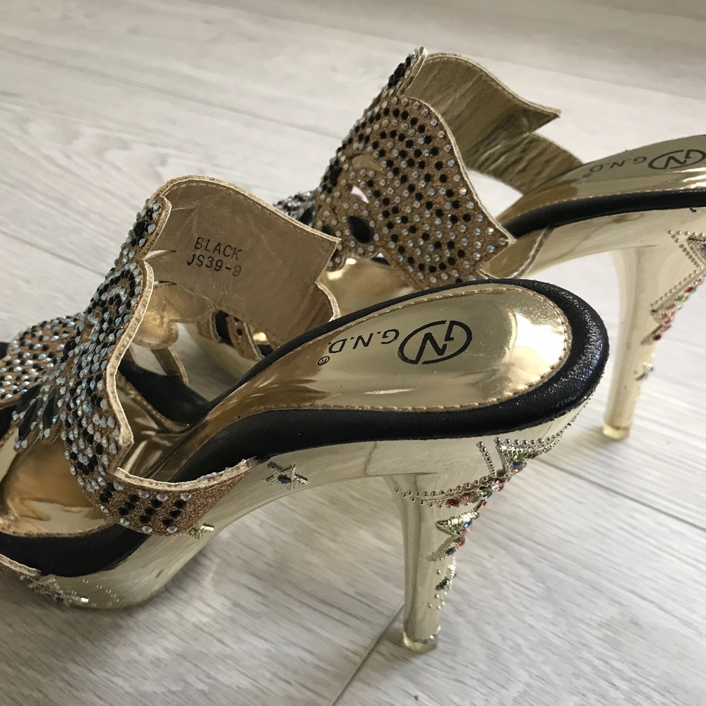 Embellished Spike Heels Size 9